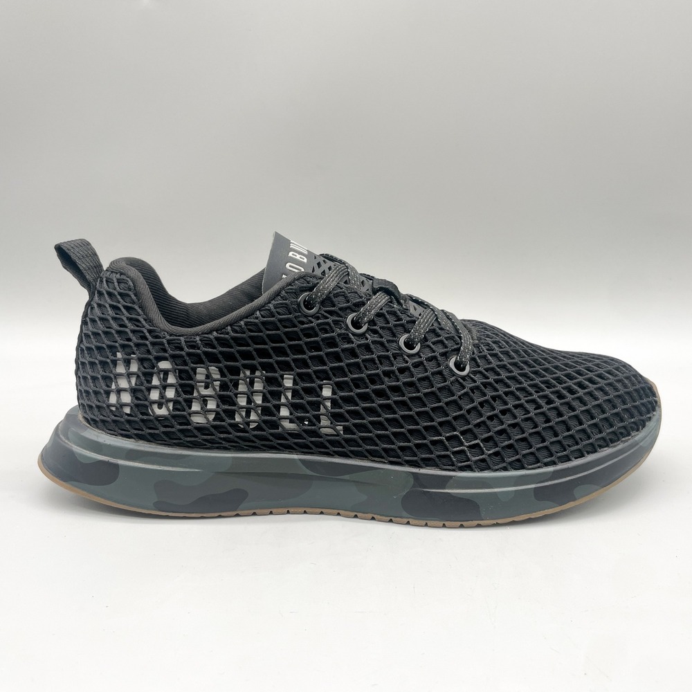 NOBULL Womens 9.5 Mesh Runner Black Camo Training Shoes Gym Gorpcore Sporty